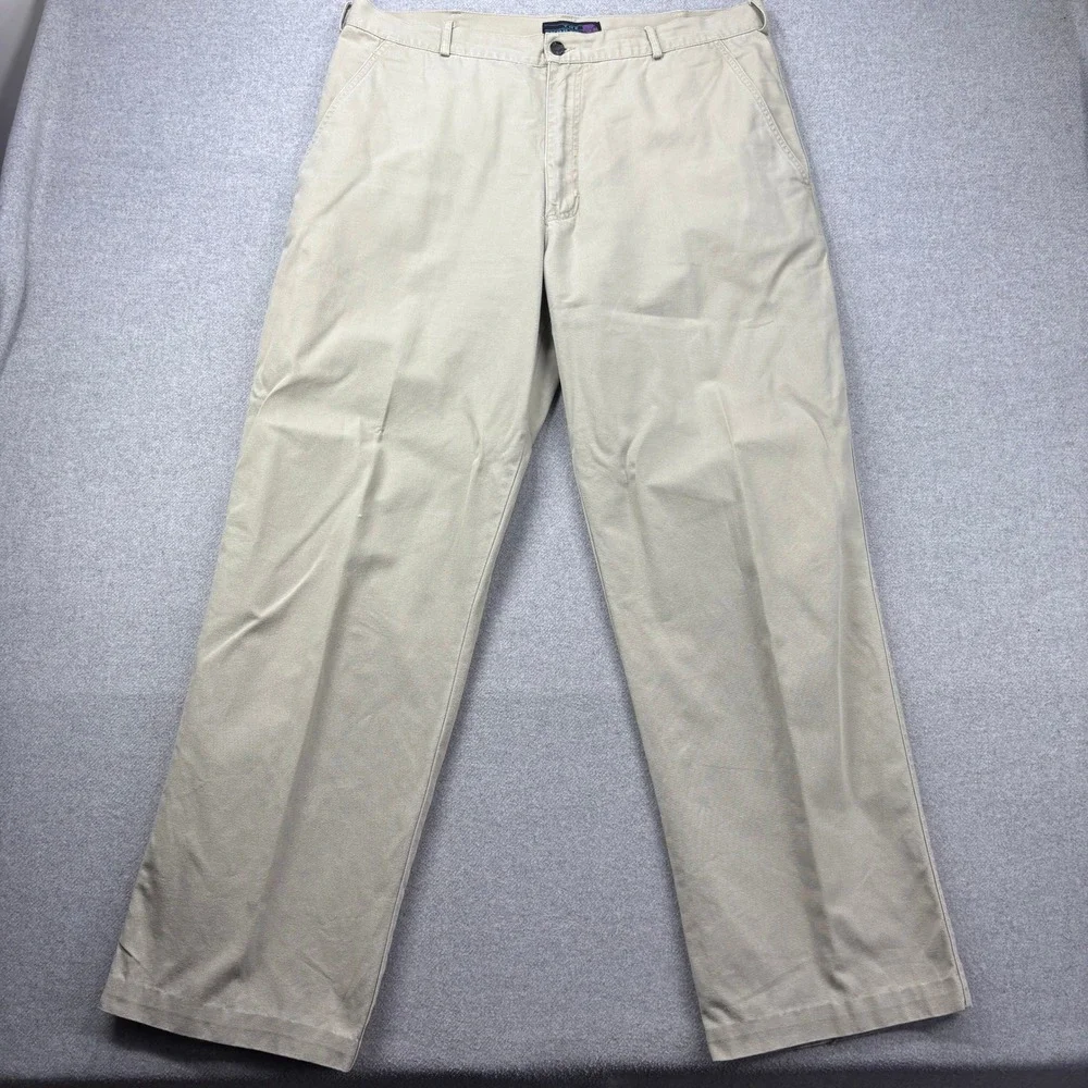 Vintage‎ 90s The North Face Pants Mens 38x31 Beige Chinos Retro Outdoor *FLAW?